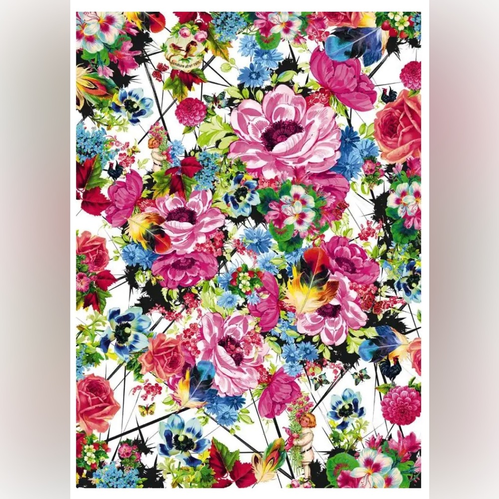 KOMAR 100” x 72” Romantic Pop Wall Mural